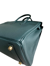 Hermes Birkin 25 Vert Cypress Togo GHW Stamp U