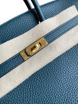 Hermes Birkin 25 Vert Cypress Togo GHW Stamp U