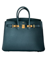 Hermes Birkin 25 Vert Cypress Togo GHW Stamp U