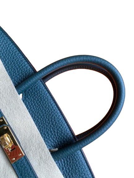 Hermes Birkin 25 Vert Cypress Togo GHW Stamp U