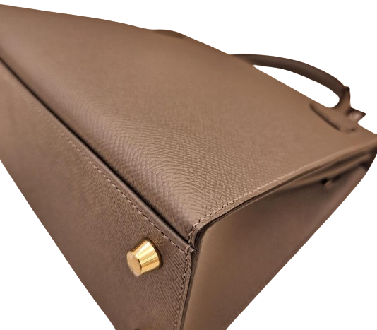 Hermes Kelly 25 Sellier Gris Meyer Epsom GHW Stamp U