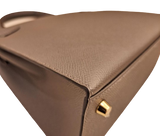 Hermes Kelly 25 Sellier Gris Meyer Epsom GHW Stamp U