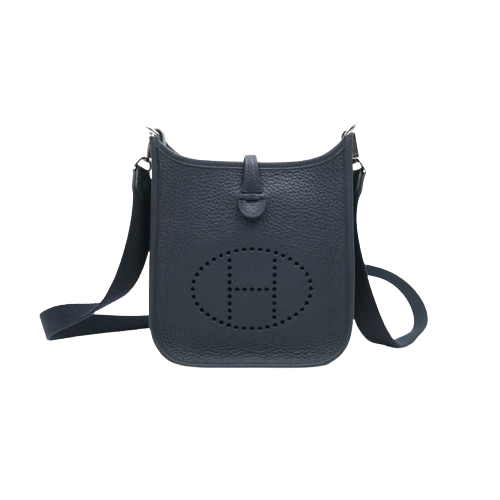 Hermes Mini Evelyne 16 Bleu Nuit Clemence Stamp Z